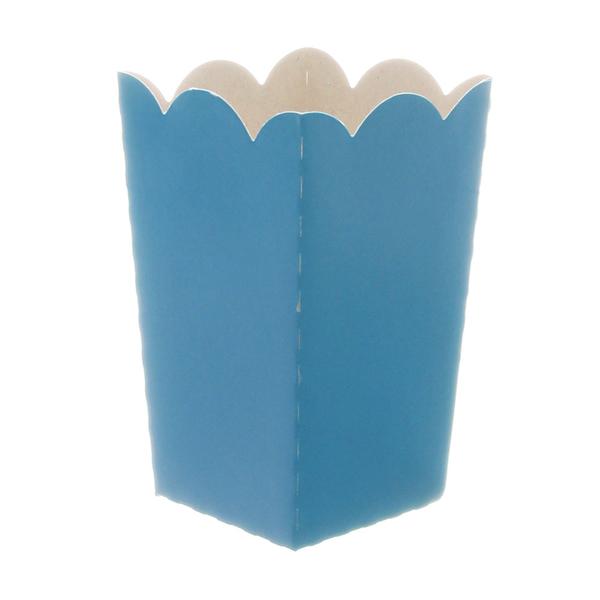 Caixa de Papelão para Pipoca Azul Claro Dafesta