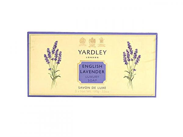 Caixa Decorada com 3 Sabonetes Luxury Soaps - Yardley London
