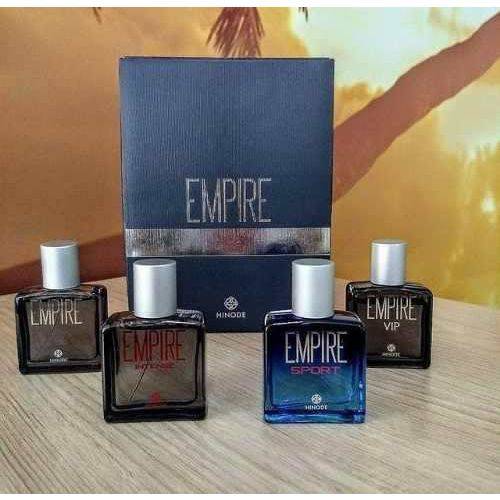 Caixa Kit com 4 Perfumes Masculino Empire Hinode