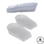 Calcanheira Acomodativa Dogma Foot Comfort Silicone Anti-Impacto Amortecimento Gel Pads System - Transparente