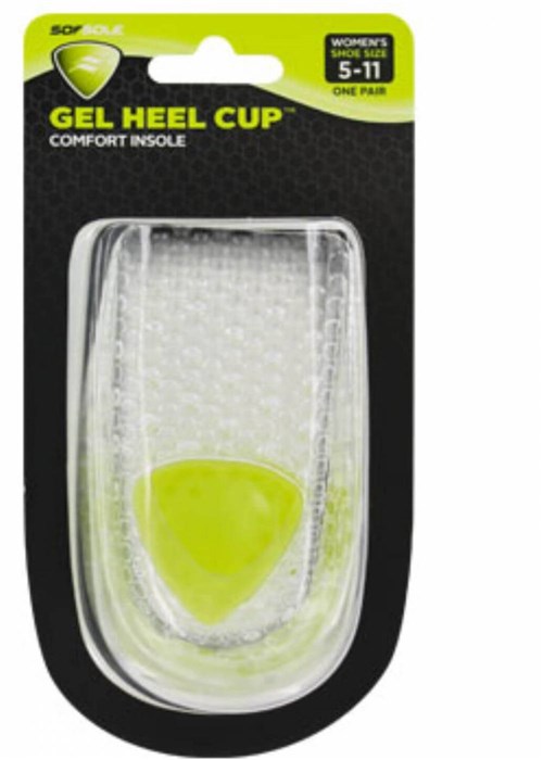 Calcanheira Sof Sole - Gel Heel Cup - 33 ao 42 - Feminina