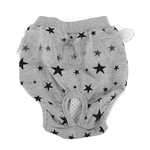Calças Pet Menstrual segurança Saúde roupa Anti-assédio para Star Dog Grey (M)