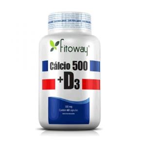 Cálcio 500 + D3 Fitoway - 60 Cáps