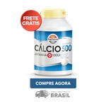 Cálcio 500 + Vitamina D - 01 Frasco com 120 Cápsulas