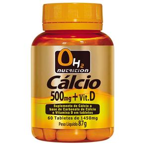 Cálcio 500mg + Vit. D Oh2 Nutrition - 60 Tabletes