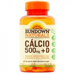 Cálcio 500mg + Vitamina D 100 cápsulas Sundown