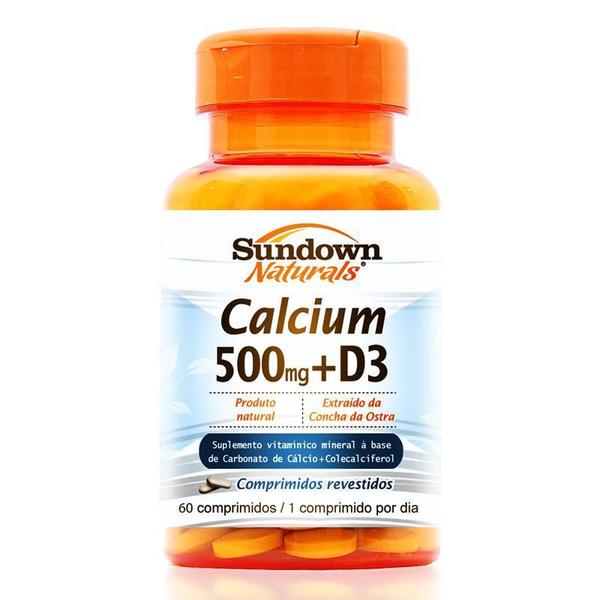 Cálcio 500mg + Vitamina D3 Sundown 60 Comprimidos