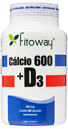 Calcio 600 + D3-60 Cápsulas - Fitoway, Fitoway