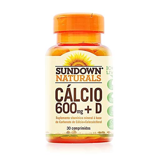 Cálcio 600 +vitamina D Sundown C/ 30 Comprimidos