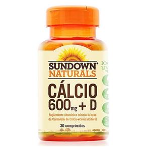 Cálcio (600mg) + D - 30 Comprimidos - Sundown