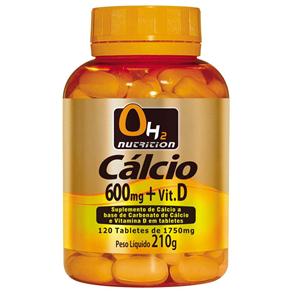Cálcio 600mg + Vit D Oh2 Nutrition - 120 Tabletes