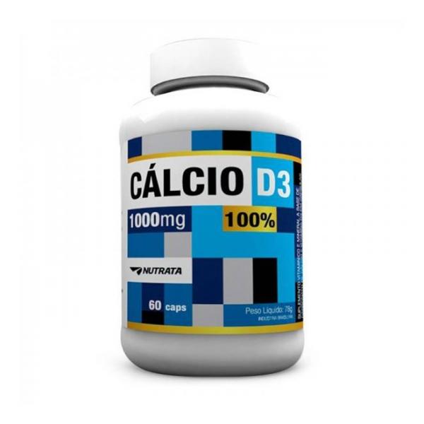 Cálcio D3 1000mg 60 Caps - Nutrata
