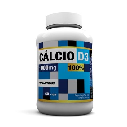 Cálcio D3 60 Cáps - Nutrata