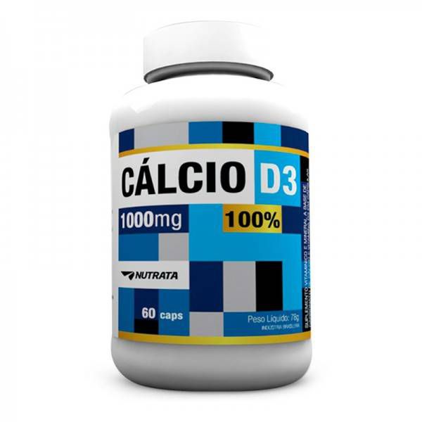 Cálcio D3 Vitamínico Mineral 60 Cápsulas Nutrata