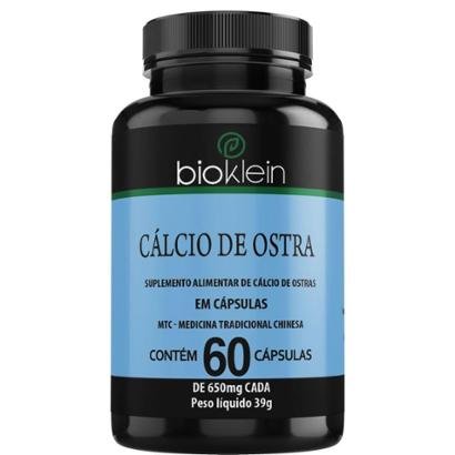 Cálcio de Ostras 60 Cápsulas Bioklein