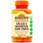 Cálcio e Magnésio com Zinco 100 comprimidos Sundown