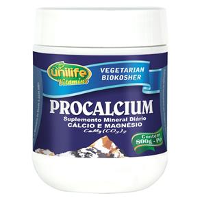 Cálcio e Magnésio em Pó - Procalcium 800g - Unilife