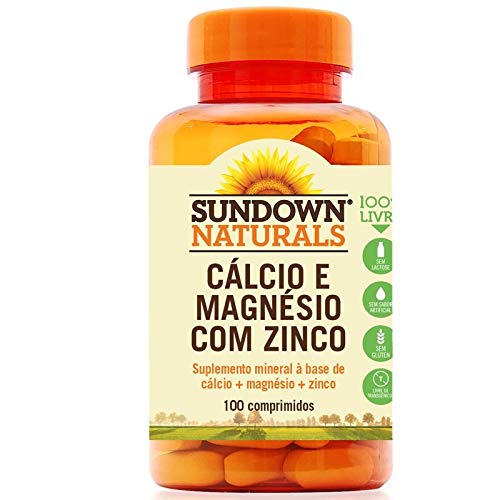 Cálcio, Magnésio e Zinco Sundown C/ 100 Comprimidos