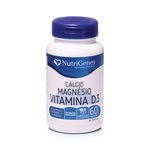 Cálcio, Magnésio, Vitamina D3 - Nutrigenes - Ref.: 121 - 60 cápsulas de 1400 mg