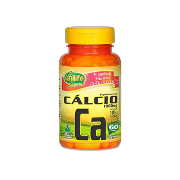 Cálcio Quelado CA 60 Cápsulas Unilife