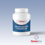 Cálcio Quelato 500mg + Vitamina D3 1000ui Com 60 Cápsulas