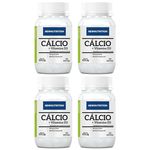 Cálcio + Vitamina D - 4 Un de 120 Cápsulas - NewNutrition