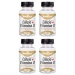 Cálcio + Vitamina D - 4 Un de 60 Cápsulas - Take Care