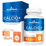 Cálcio + Vitamina D3 - 60 comprimidos - 1000mg