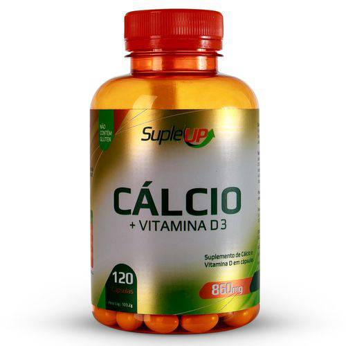 Cálcio Vitamina D3 860mg 120 Cápsulas - Suple UP