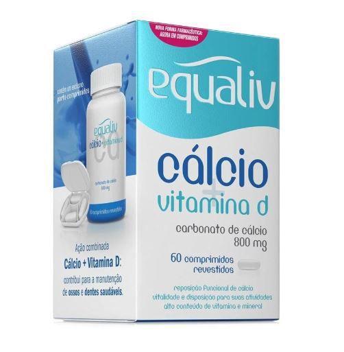 Calcio + Vitamina D CX/60 Capsulas - EQUALIV