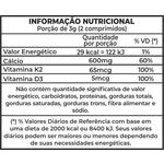 Cálcio + Vitamina K2 + Vitamina D3 60 Comprimidos