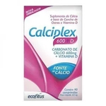 Calciplex Com 90 Comprimidos - Calcio + Vitamina D3 - Ecofitus
