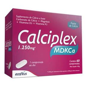 Calciplex MDKCa 60cpr de 1250mg - Cálcio + Magnésio + VIta. D3 e + K2