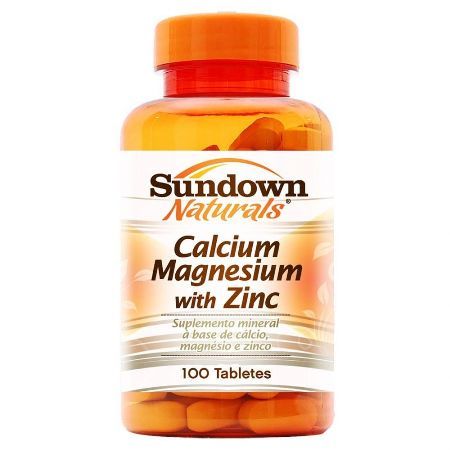 Calcium + Magnesium + Zinc - 100 Tabletes - Sundown