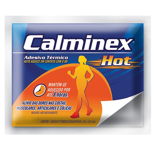 Calminex Hot Adesivo Térmico com 1 Unidade