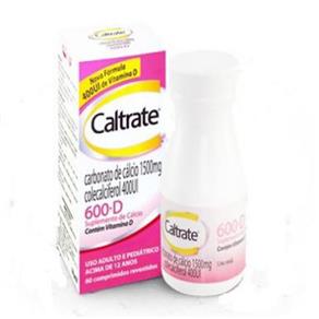 Caltrate D 600Mg + 400 Ui com 60 Comprimidos