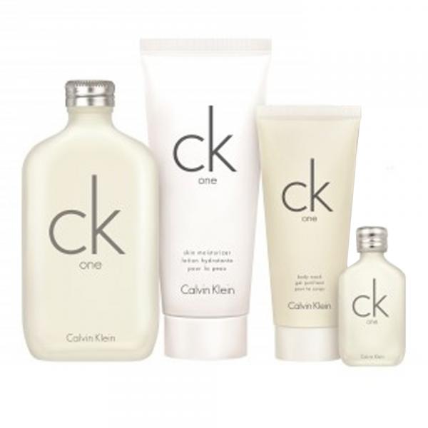 Calvin Klein Ck One Kit - EDT + AS + BW + Travel Size