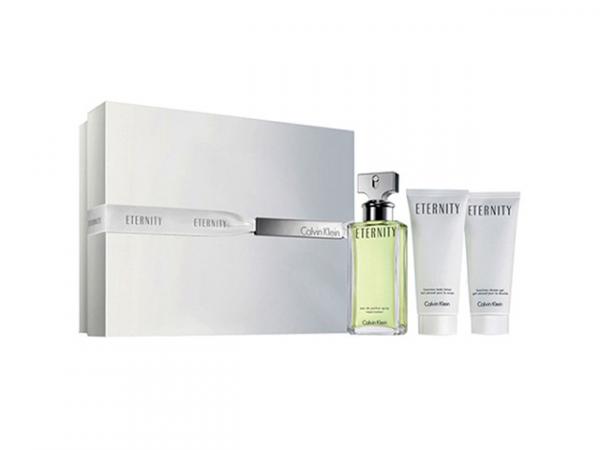 Calvin Klein Coffret Perfume Feminino - Eternity Eau de Parfum 100 Ml + Gel + Creme