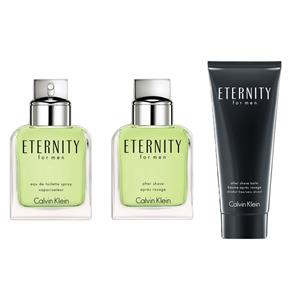Calvin Klein Eternity For Men Kit - EDT + Afther Shave + Balm Kit