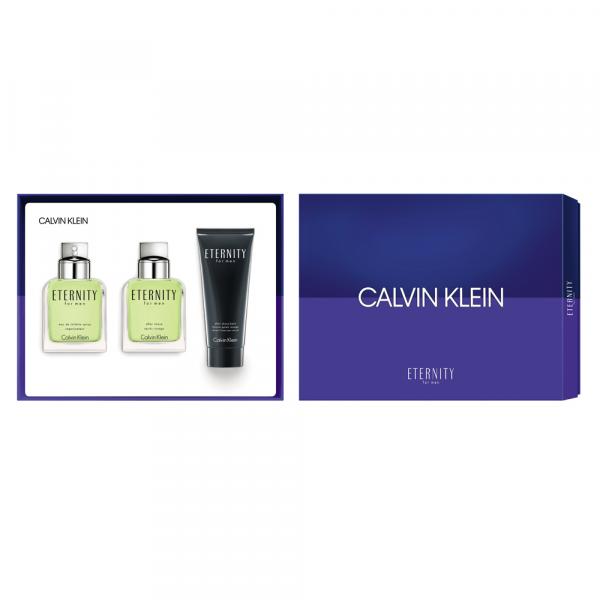 Calvin Klein Eternity For Men Kit - EDT + Afther Shave + Balm