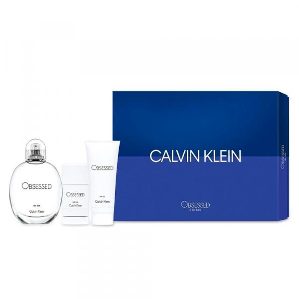 Calvin Klein Obsessed Kit - Perfume Masculino + Desodorante + Gel de Banho