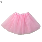 3 Camadas Crianças Crianças Meninas Elastic Band Gaze Dance Ballet Princess Tutu Skirt