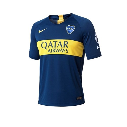 Camisa Boca Juniors I 2019 Masculina Personalizável (Azul, P, Personalizável)