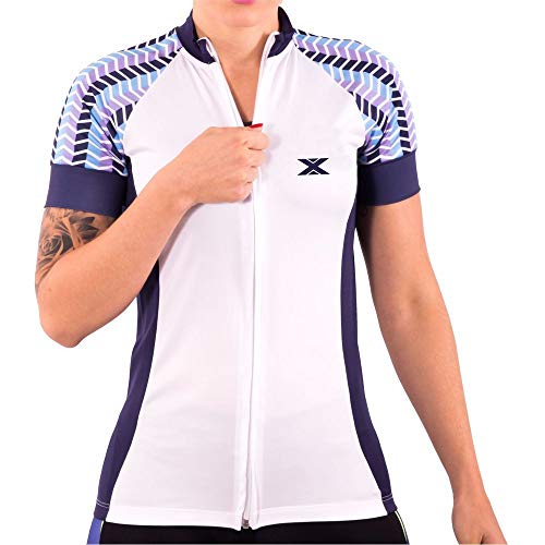 Camisa de Ciclismo Montop DX3 - Feminina - Branca GG
