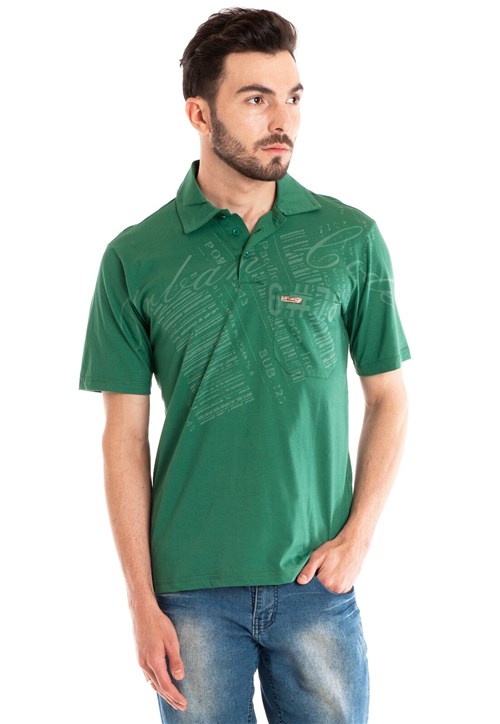 Camisa Konciny Polo Manga Curta Verde