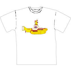 Camisa The Beatles Submarino Branca Tam. G