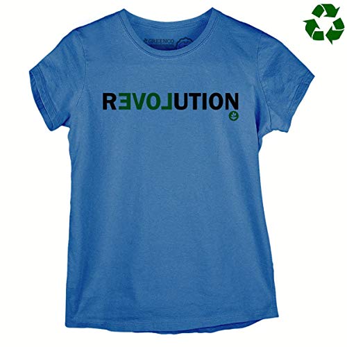 Camiseta Baby Look Pet - Revolution - M AZUL