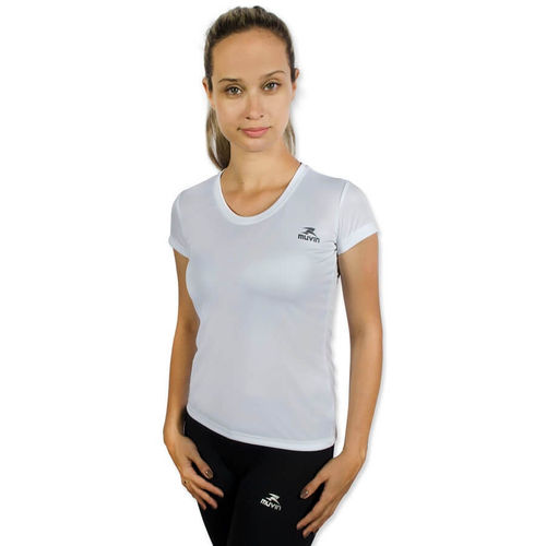Camiseta Color Dry Workout Ss – Cst-400 - Feminino - M - Branco - Muvin