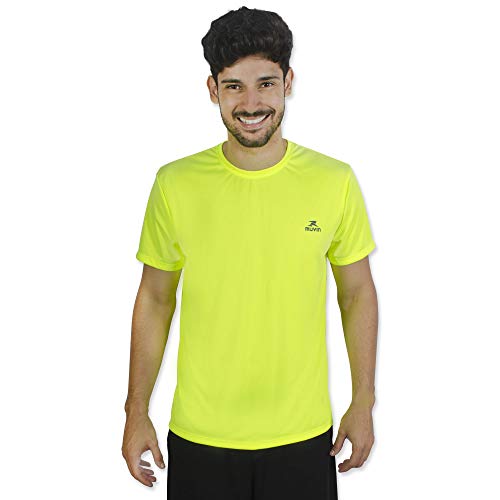 Camiseta Color Dry Workout Ss Muvin Cst-300 - Amarelo Fluor - G