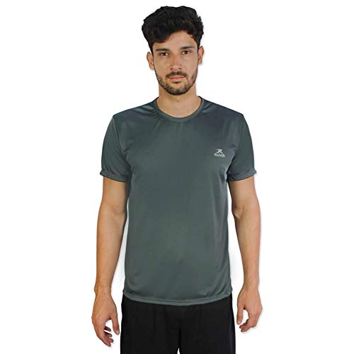 Camiseta Color Dry Workout Ss Muvin Cst-300 - Chumbo - G